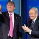Donald Trump and Pat Robertson together on February 24, 2016.